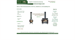 Desktop Screenshot of eco-logs.co.uk